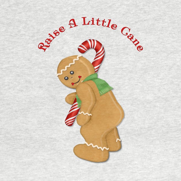 Gingerbread Man Raise A Little Cane by SpiceTree